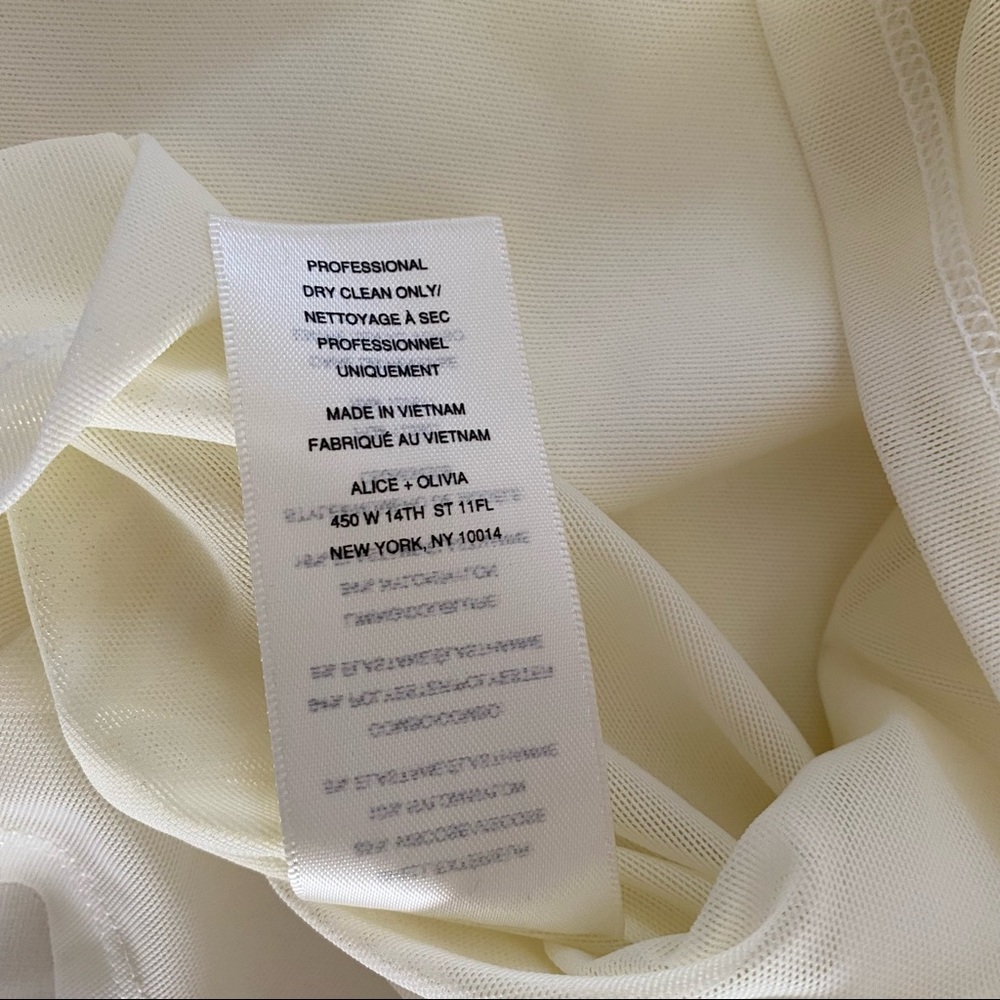 Alice & Olivia white mini dress - Picture 10 of 14